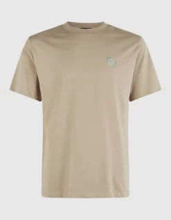 Artwork T-shirt Beige