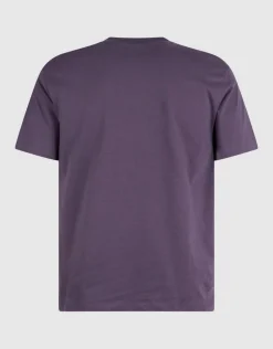 Artwork T-shirt Donkerpaars