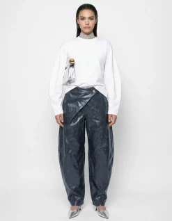 Asymmetric Barrel Fit Broek Donkergrijs