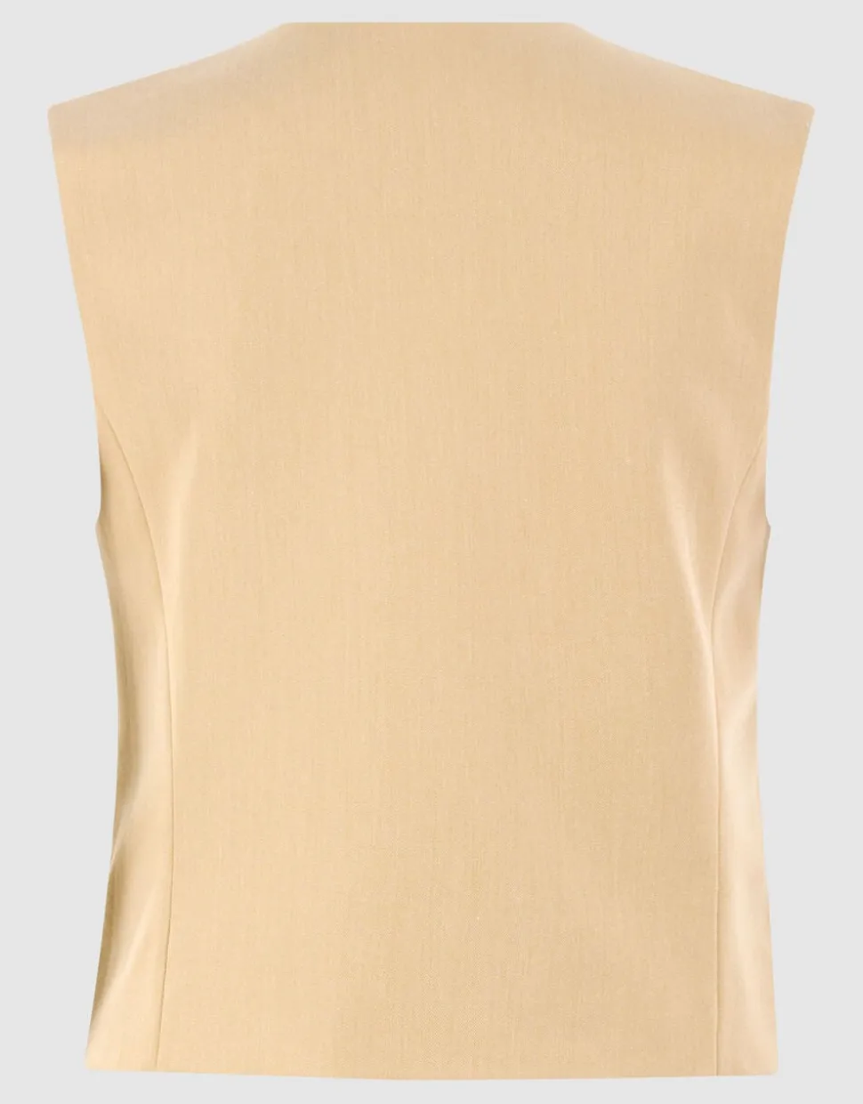 Asymmetrisch Gilet Zand