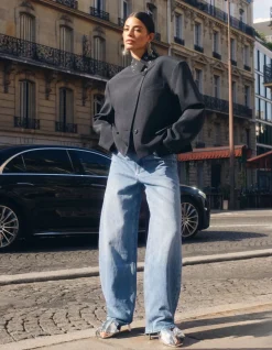 Baggy Fit Jeans Blauw