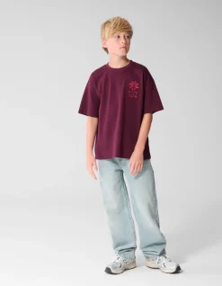 Baggy Fit Jeans Dirty Washed Lichtblauw