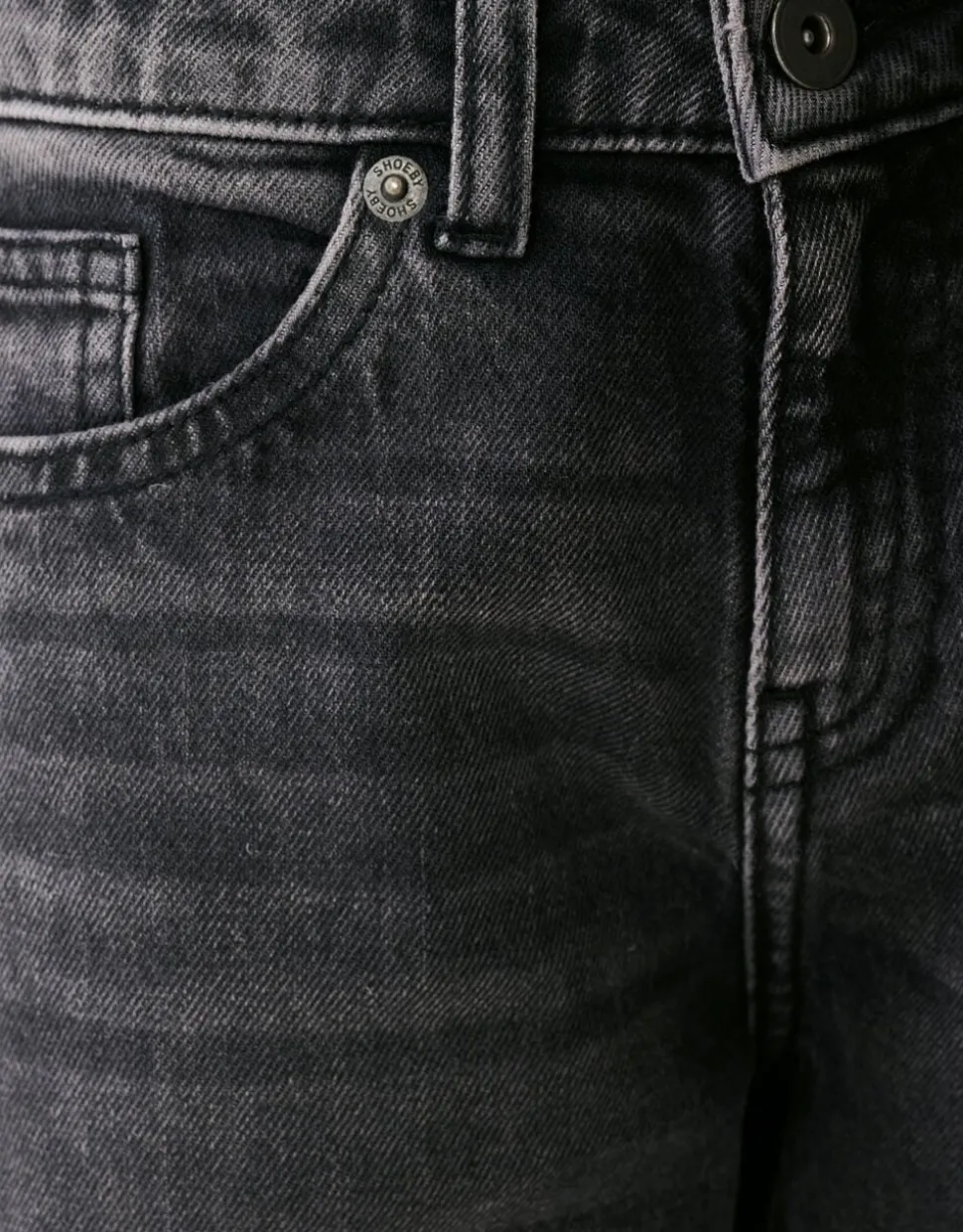 Baggy Fit Jeans Donkergrijs