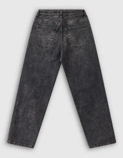 Baggy Fit Jeans Donkergrijs