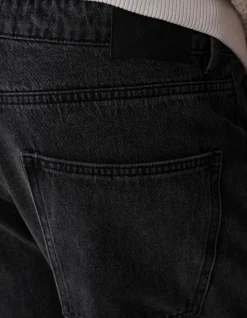 Baggy Fit Jeans Donkergrijs L34