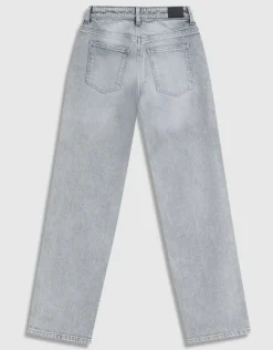 Baggy Fit Jeans Lichtgrijs