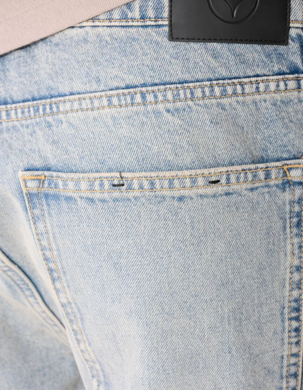 Baggy Fit Jeans Washed Blauw/Grijs L32