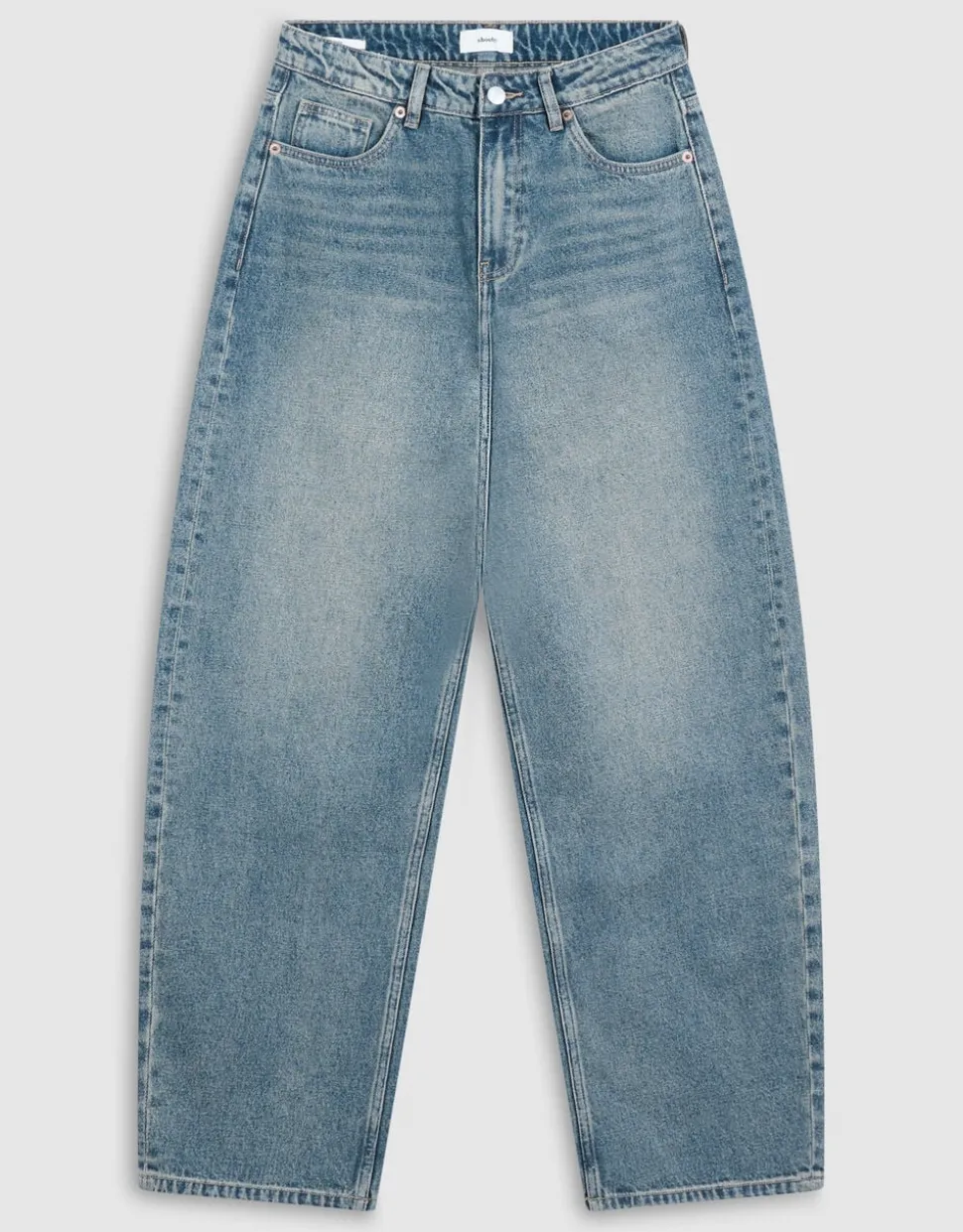 Baggy Fit Tinted Jeans Donkerblauw