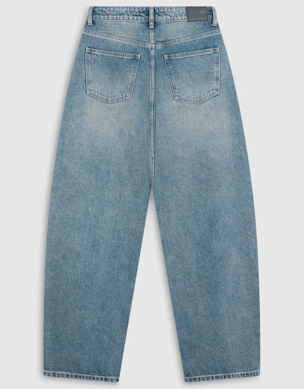 Baggy Fit Tinted Jeans Donkerblauw