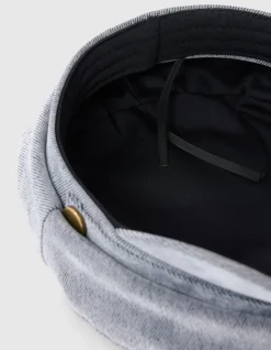 Baker Boy Military Cap Lichtgrijs