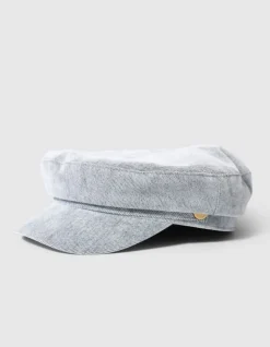Baker Boy Military Cap Lichtgrijs