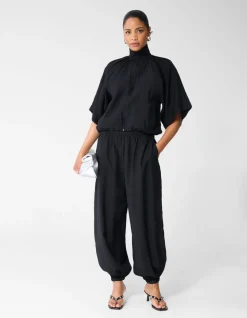 Balloon Fit Broek Zwart