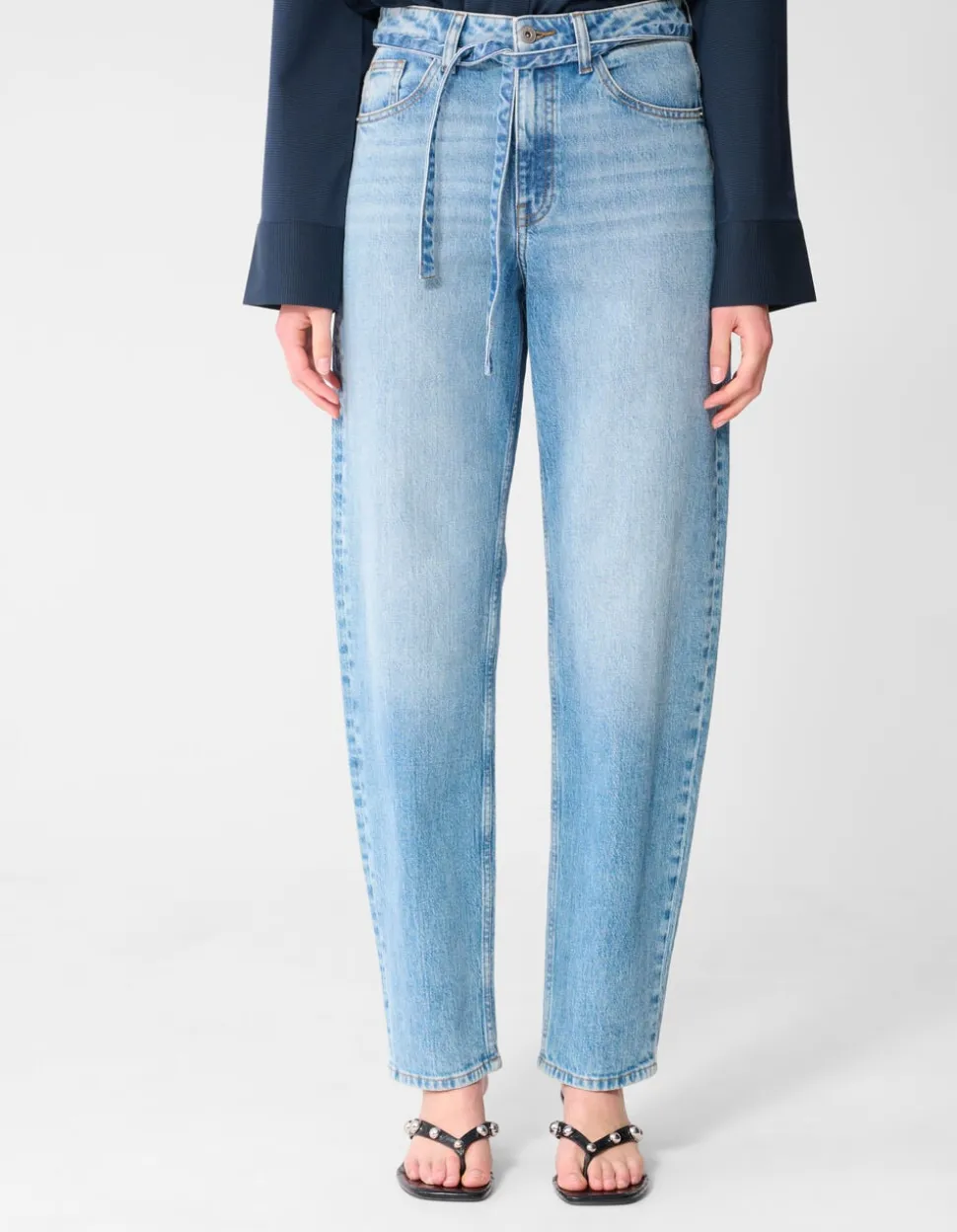 Balloon Fit Jeans Donkerblauw