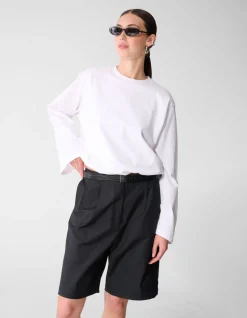 Balloon Longsleeve T-shirt Wit