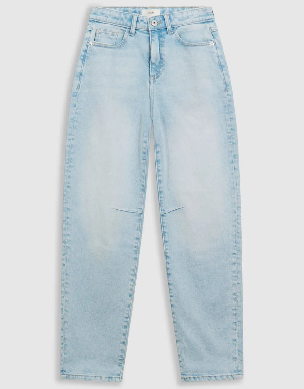 Barrel Fit Jeans Bleached