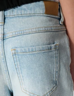 Barrel Fit Jeans Bleached