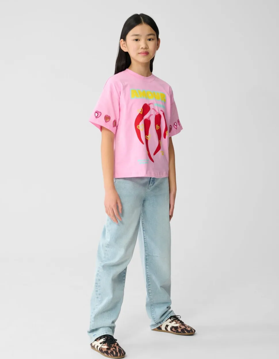Barrel Fit Jeans Bleached