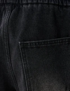 Barrel Fit Jeans Zwart