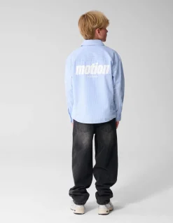 Barrel Fit Jeans Zwart