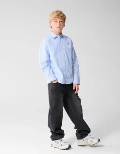 Barrel Fit Jeans Zwart