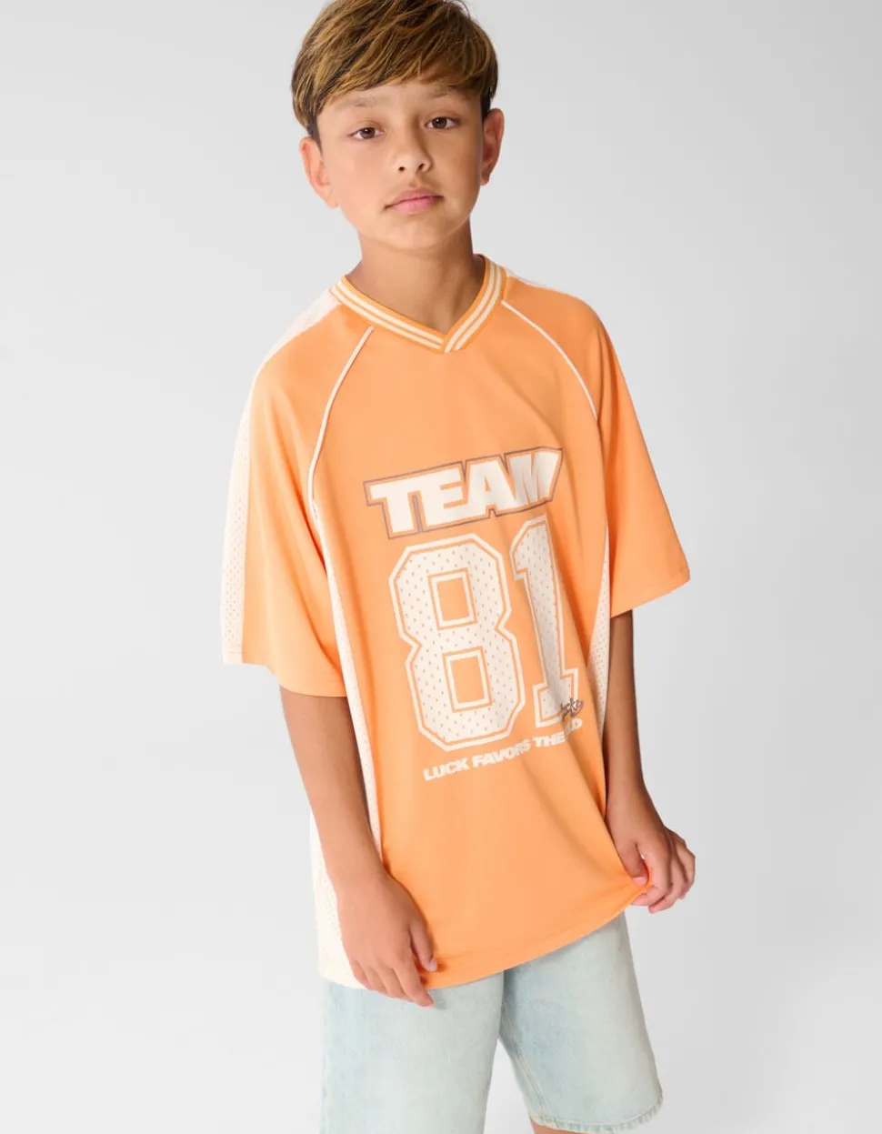 Baseball T-shirt Oranje
