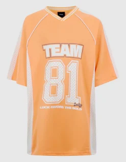 Baseball T-shirt Oranje