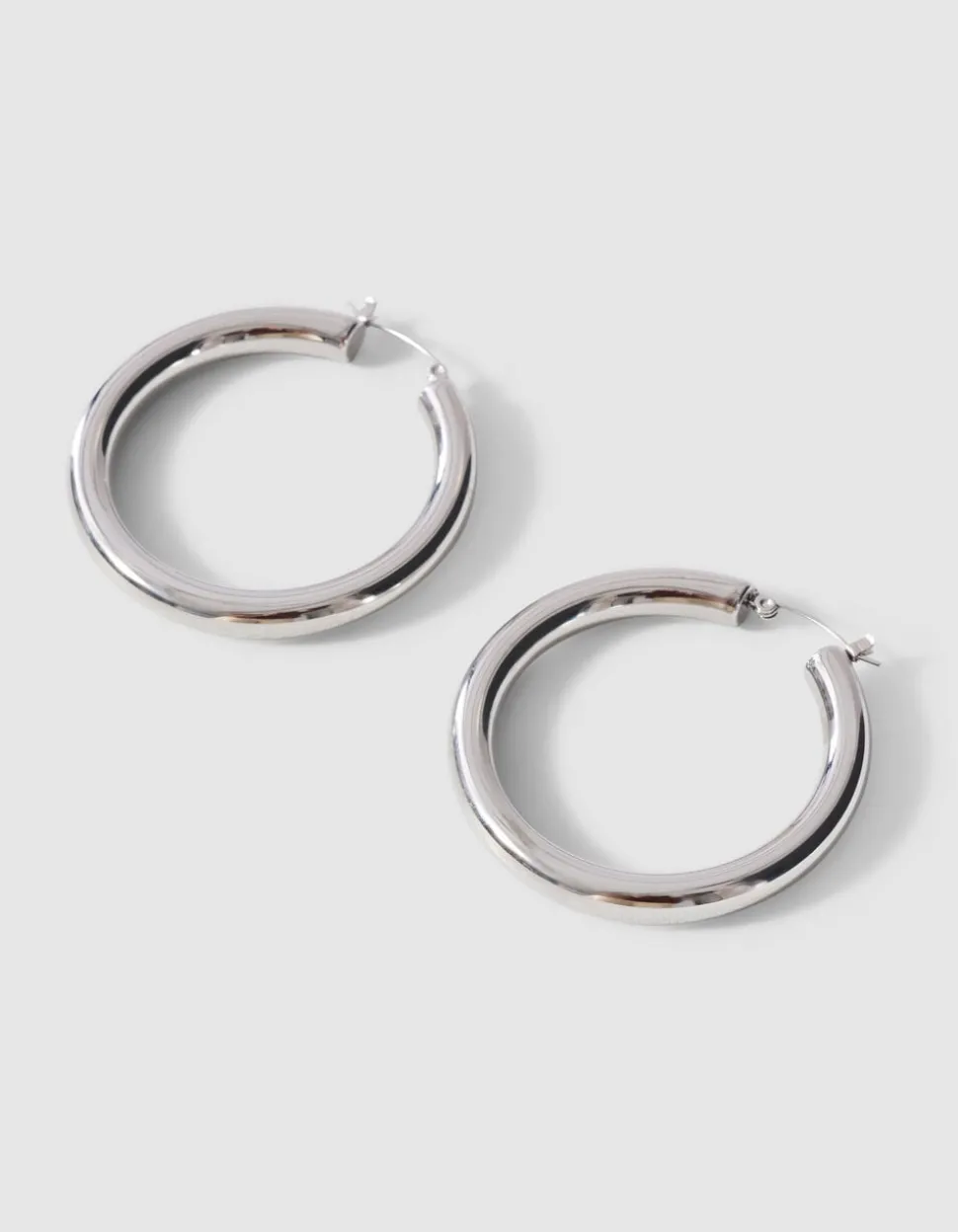 Basic Hoop Oorbellen Zilver