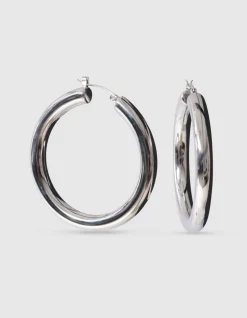 Basic Hoop Oorbellen Zilver
