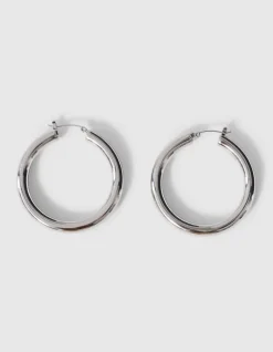 Basic Hoop Oorbellen Zilver