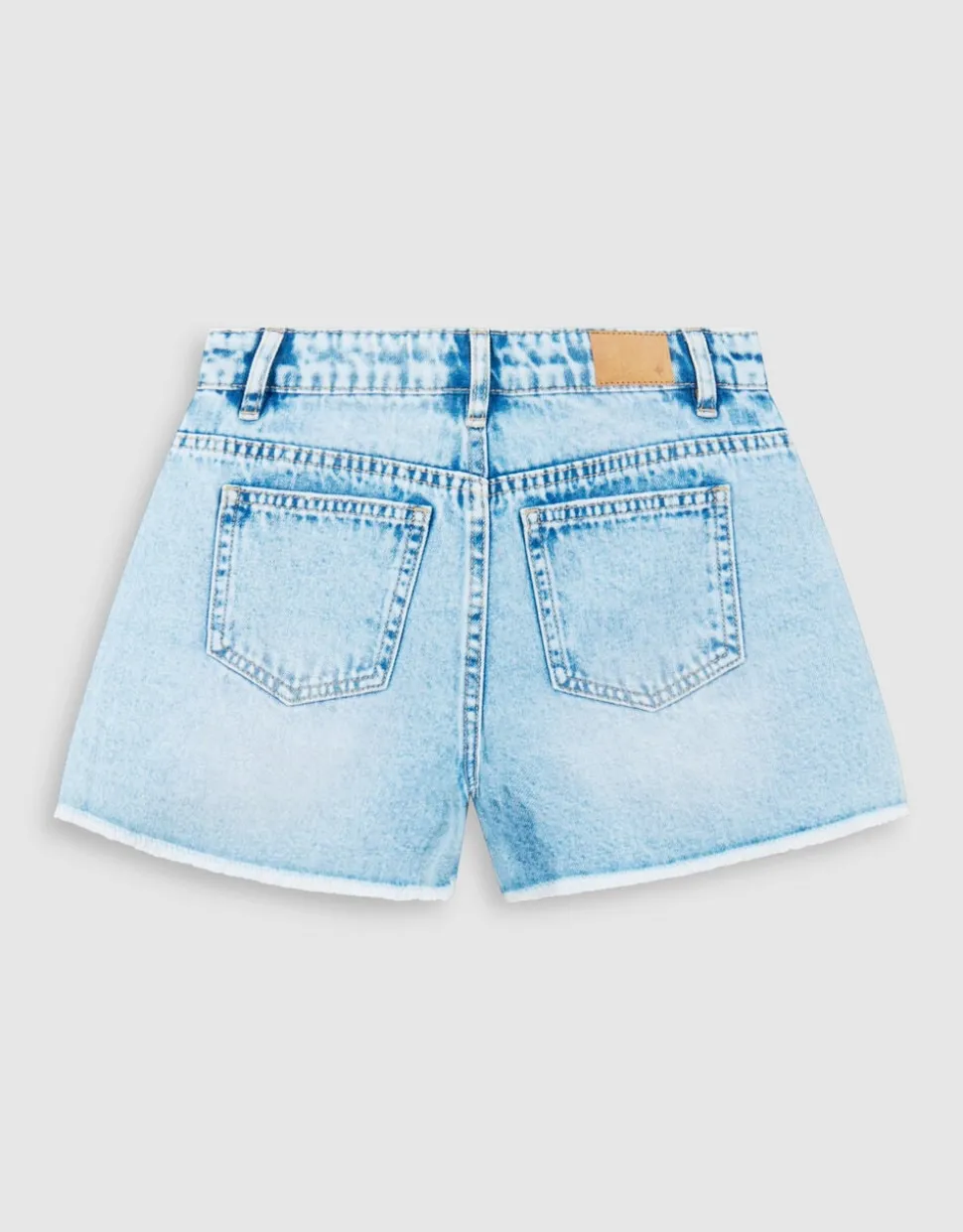 Basis Denim Short Blauw