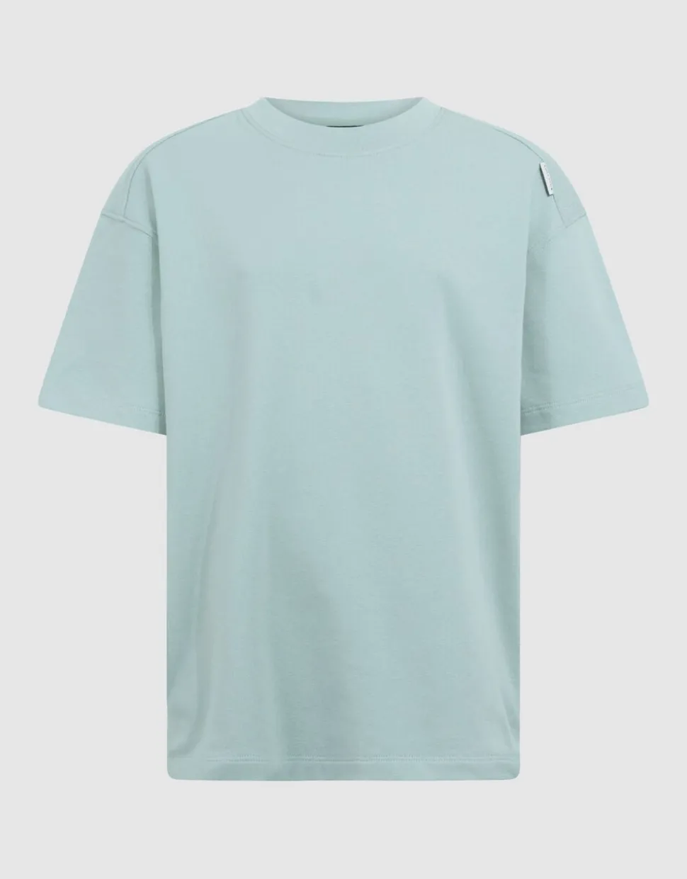 Basis Label T-Shirt Lichtgroen