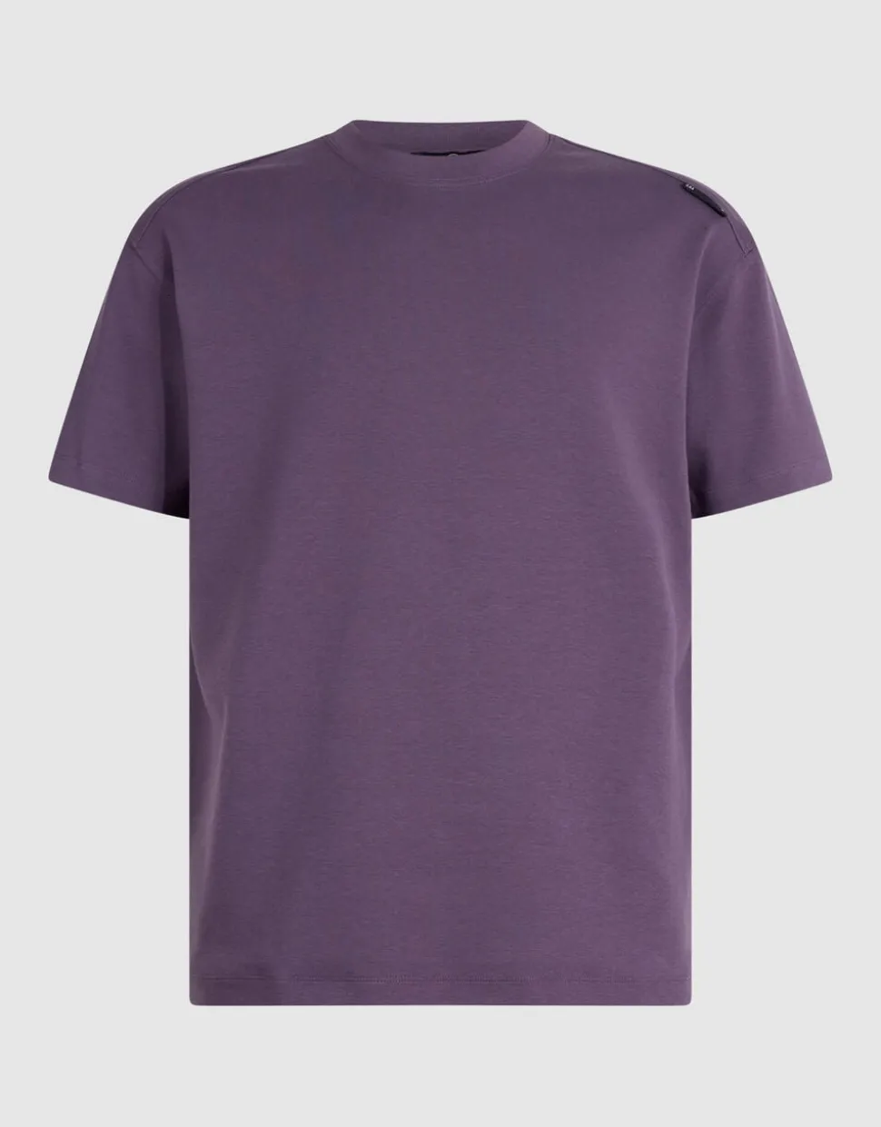 Basis Label T-shirt Paars