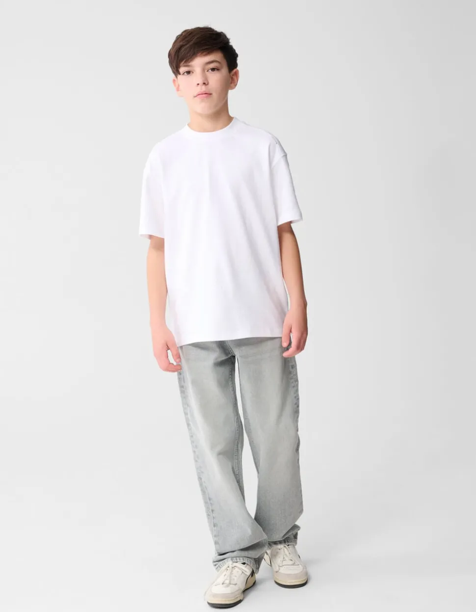 Basis Label T-shirt Wit