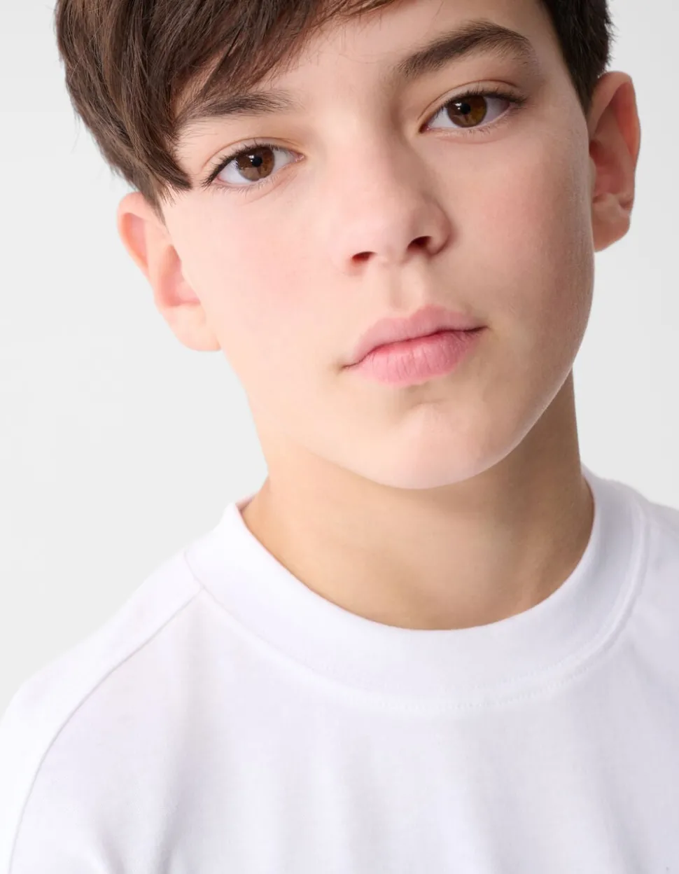 Basis Label T-shirt Wit