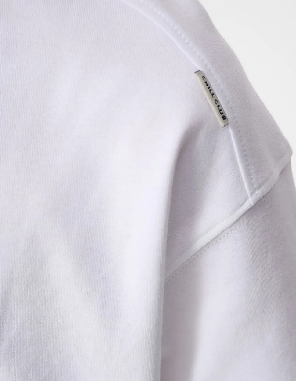 Basis Label T-shirt Wit