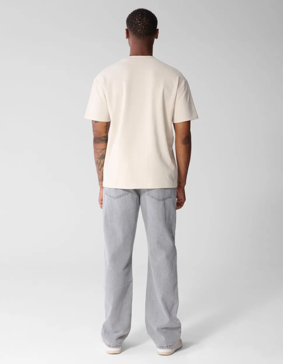 Basis Label T-shirt Zand