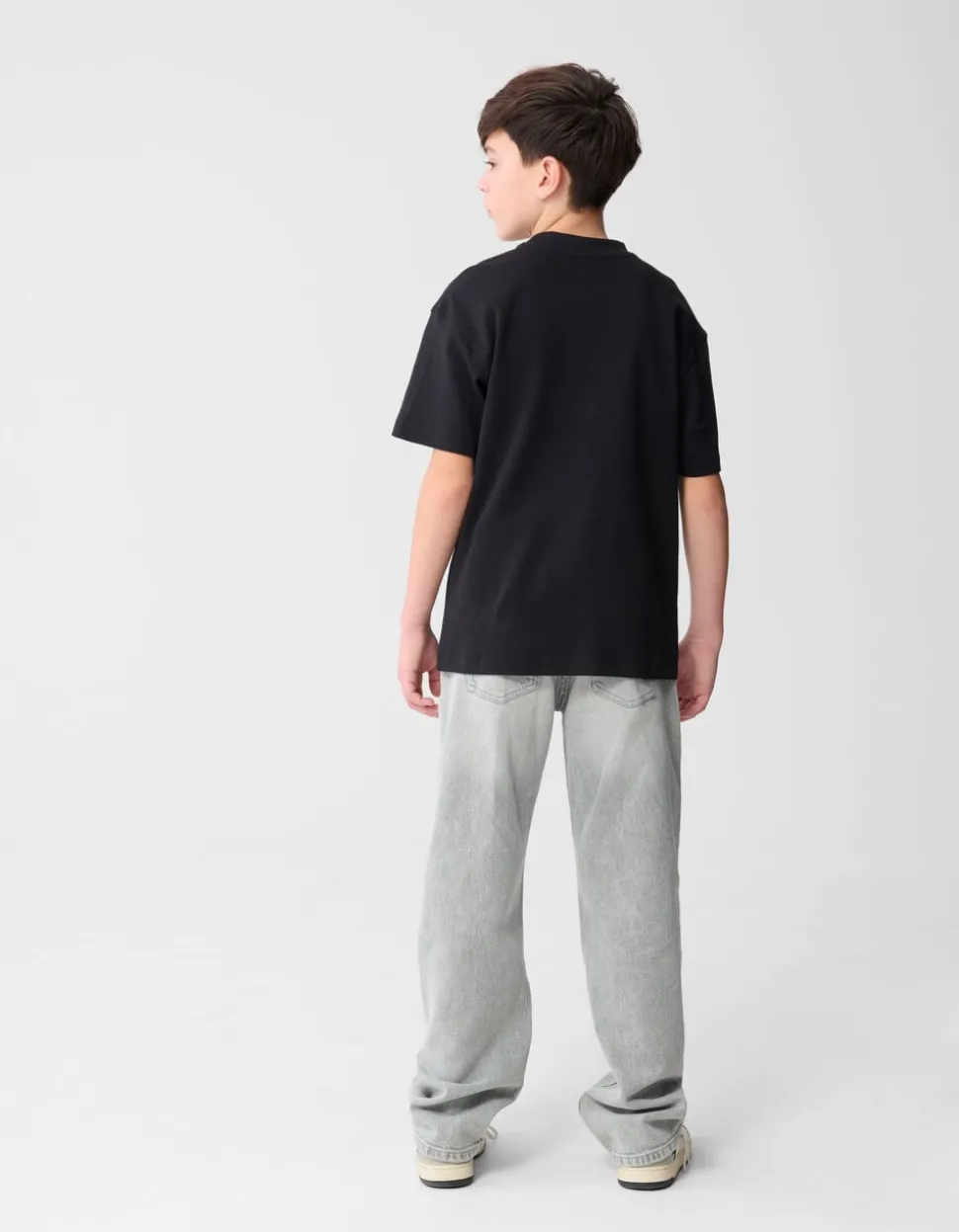 Basis Label T-shirt Zwart