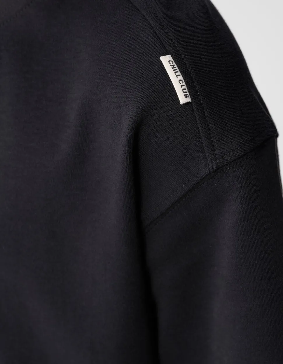 Basis Label T-shirt Zwart