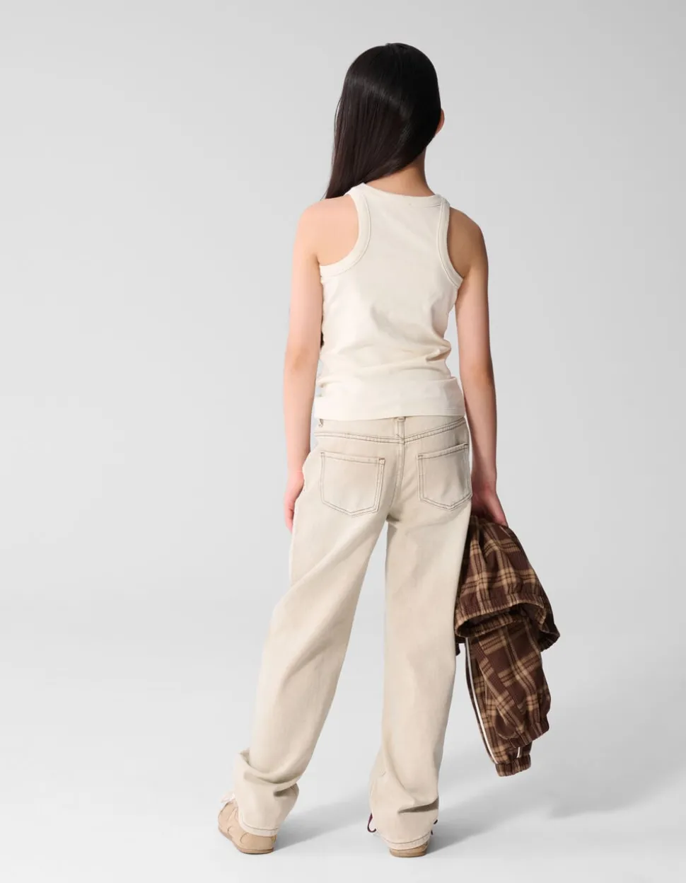 Basis Singlet Top Gebroken Wit