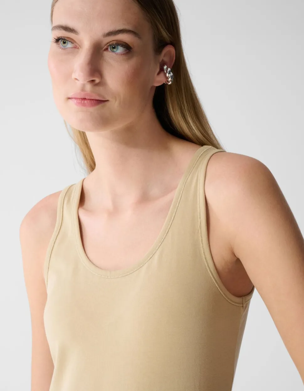 Basis Tanktop Beige