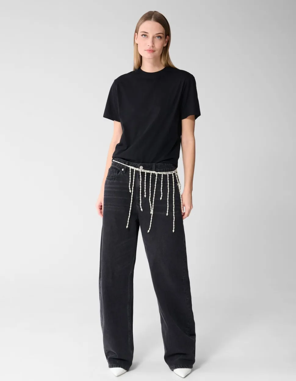 Basis T-shirt Zwart