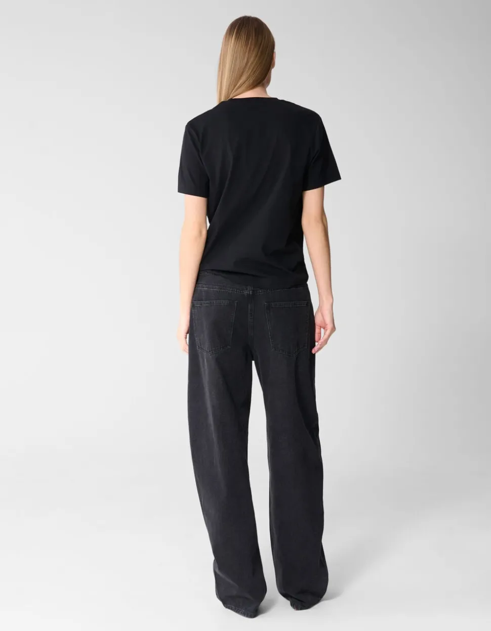 Basis T-shirt Zwart