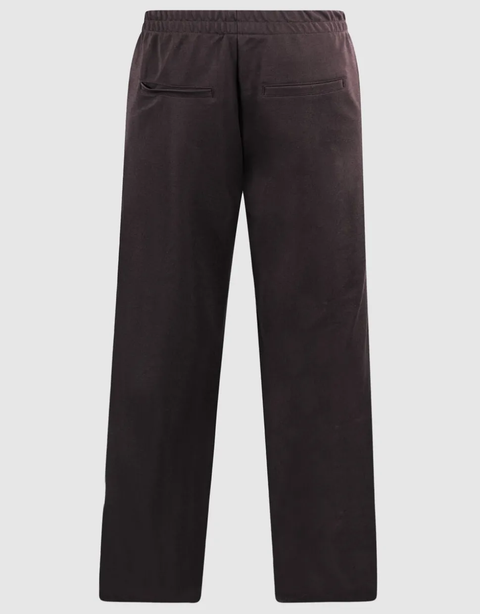 Basis Wide Leg Broek Donkerbruin