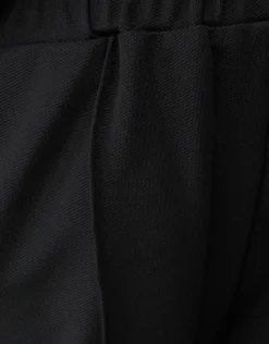 Basis Wide Leg Broek Zwart