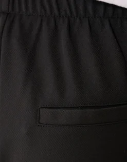 Basis Wide Leg Broek Zwart