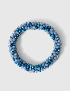 Beaded Armband Blauw