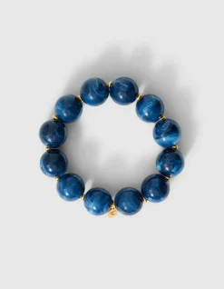 Beaded Armband Donkerblauw