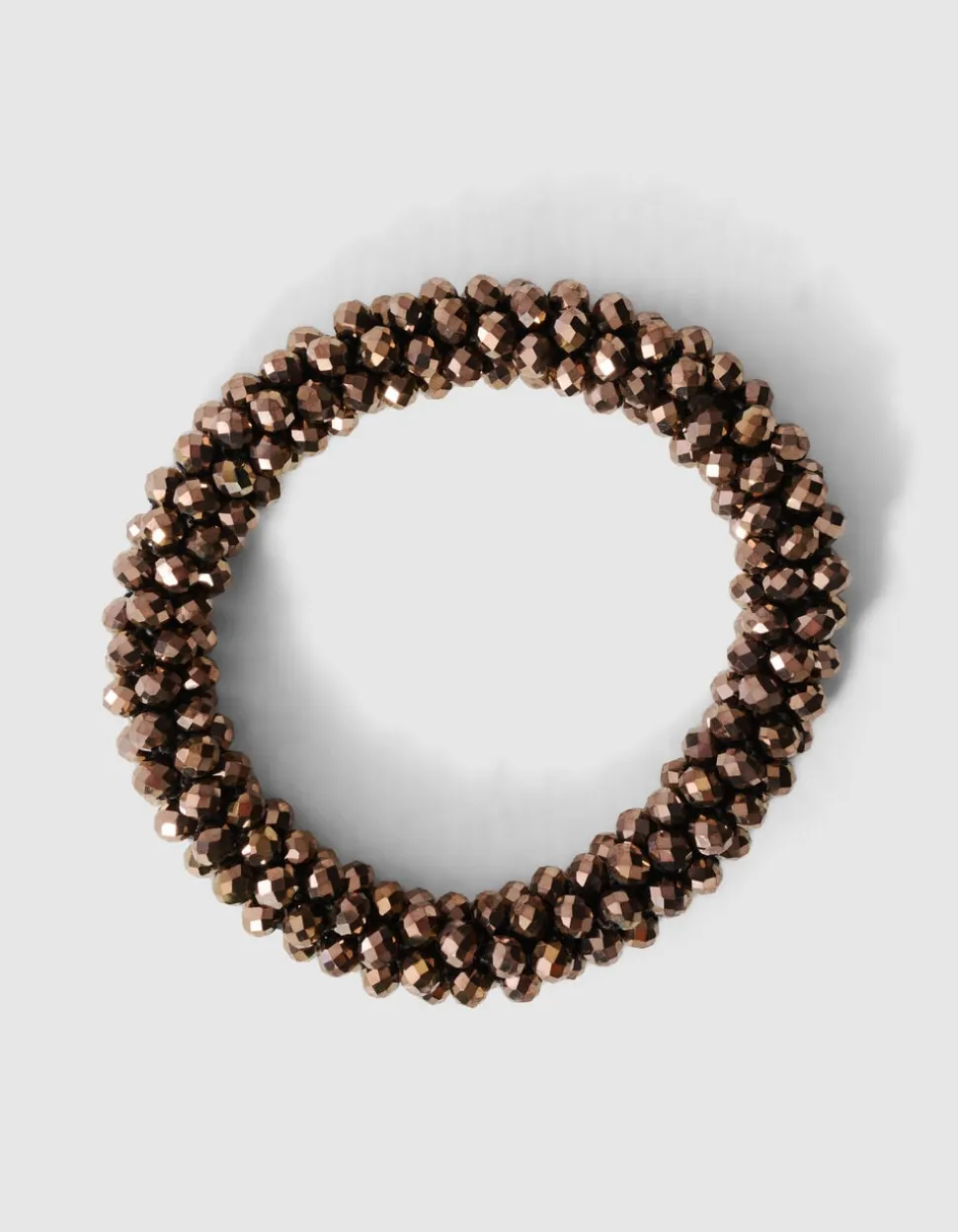 Beaded Armband Donkerbruin