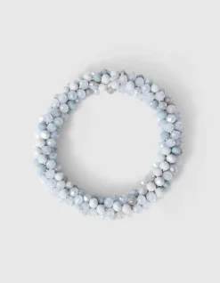 Beaded Armband Lichtgrijs