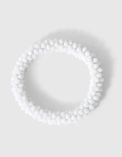 Beaded Armband Wit